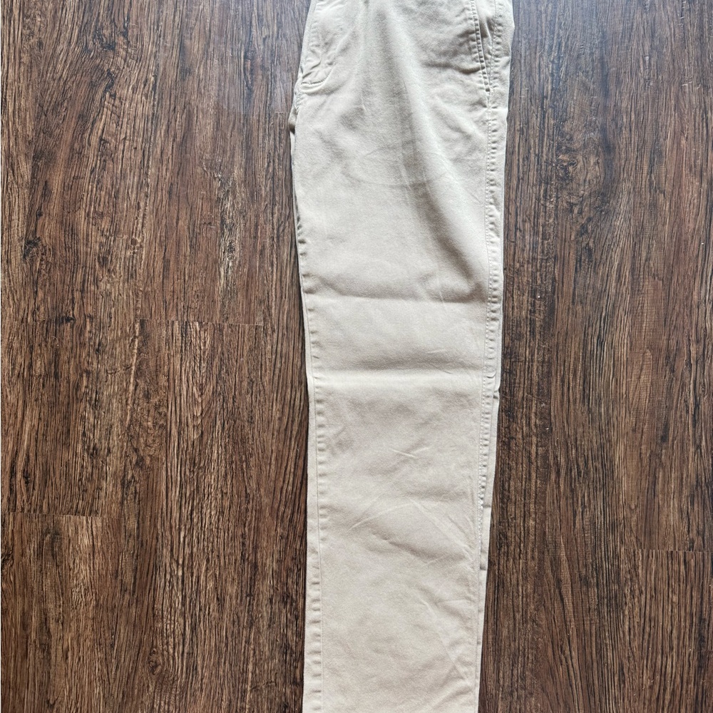 J. Crew Tan Flex Straight Pants